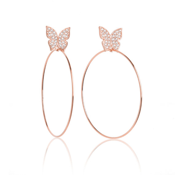 Small Rose Gold Hoops 570x570 - Evelyn Signature 2" Rose Gold Hoop Earrings